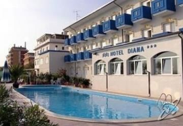 Hotel Diana Viserbella di Rimini Buitenkant foto